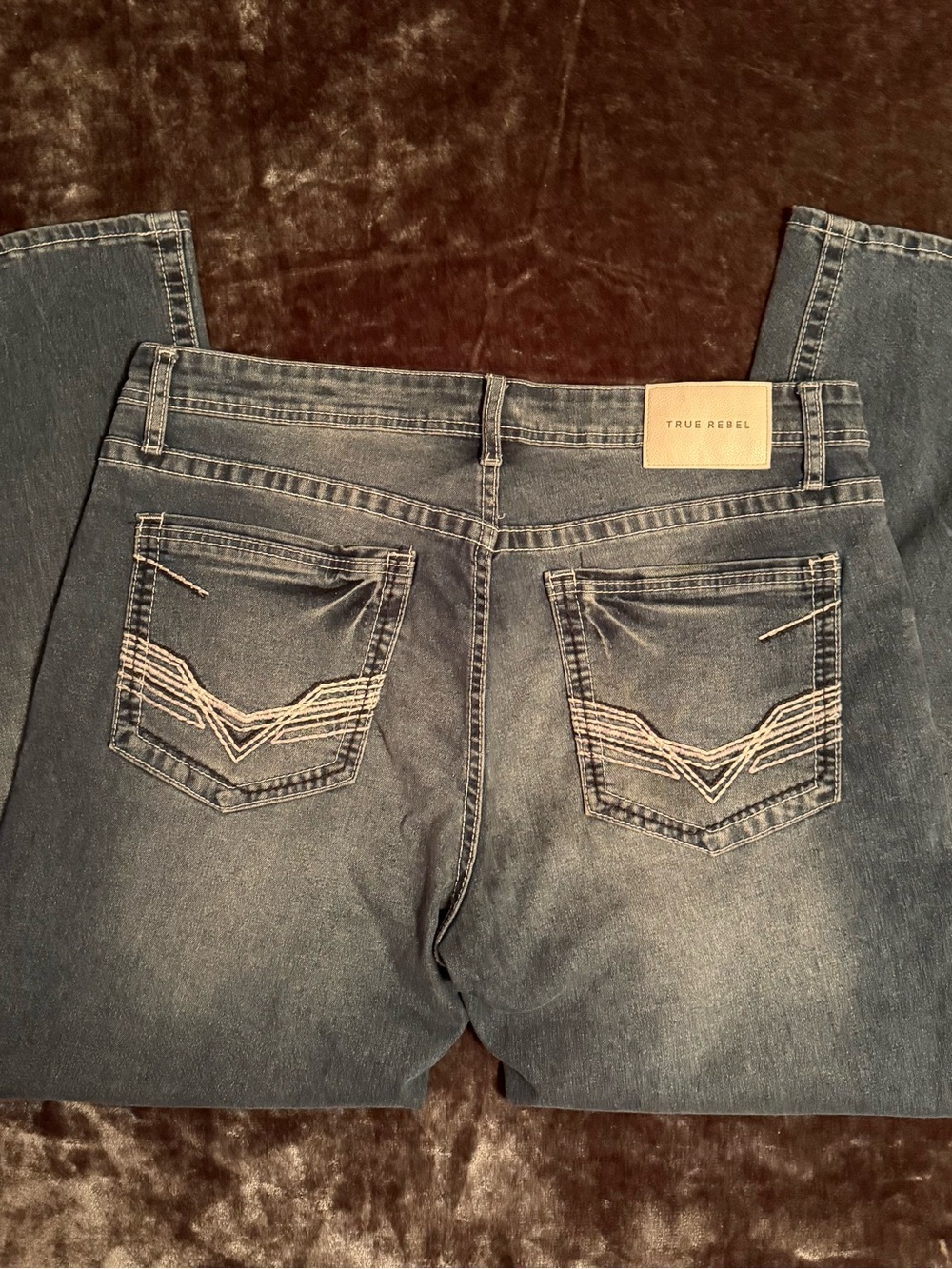 Men's Dark Blue Denim Jeans